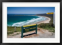 Framed New Zealand, South Island, Tautuku Beach coastline