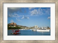 Framed Australia, Townsville, Castle Hill, Boats, Seaplane