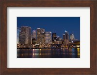 Framed Darling Harbour, Sydney, New South Wales, Australia