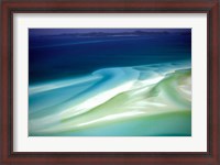 Framed Australia, Whitsunday Island, Hill Inlet, pattern