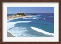 Framed Stony Point Beach, Newcastle, New South Wales, Australia
