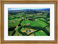 Framed Farmland, Brookby, South Auckland, New Zealand