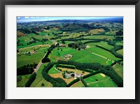 Framed Farmland, Brookby, South Auckland, New Zealand