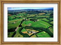 Framed Farmland, Brookby, South Auckland, New Zealand