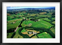 Framed Farmland, Brookby, South Auckland, New Zealand