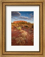 Framed Australia, Uluru-Kata Tjuta NP, Red desert, Ayers Rock