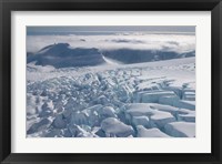 Framed Fox Glacier, West Coast, South Island, New Zealand