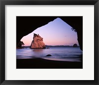 Framed Coastline, Cathedral Cove, Coromandel Peninsula, North Island, New Zealand