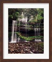 Framed Australia, Tasmania, Mount Field NP, Russell Falls