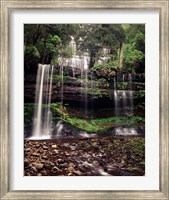 Framed Australia, Tasmania, Mount Field NP, Russell Falls