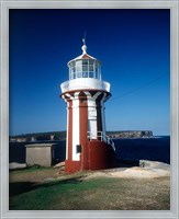Framed Hornby Lighthouse, Sydney Harbor NP, New South Wales, Australia