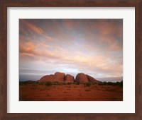 Framed Olgas, Uluru-Kata Tjuta NP, Northern Territory, Australia