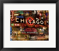 Framed Chicago Night