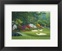 Framed Augusta on the 12th hole