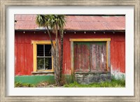 Framed Golden Nugget Hotel, Shantytown, near Greymouth, West Coast, South Island, New Zealand