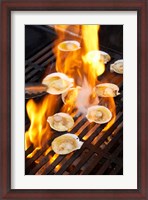 Framed Scallops on Barbeque