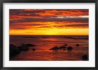 Framed Sunrise, Kaikoura, South Island, New Zealand