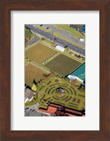 Framed Gardens and Bowling Greens, Taupo, North Island, New Zealand