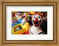 Framed Laughing Clowns Side-Show, Rotorua, Bay of Plenty, North Island, New Zealand