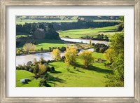 Framed Rangitikei River, near Ohingaiti, Rangitikei, North Island, New Zealand