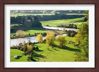 Framed Rangitikei River, near Ohingaiti, Rangitikei, North Island, New Zealand