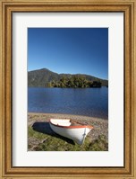 Framed Dinghy, Hans Bay, Lake Kaniere, South Island, New Zealand