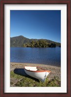Framed Dinghy, Hans Bay, Lake Kaniere, South Island, New Zealand