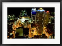 Framed Auckland CBD Viewed from Skytower, Auckland, North Island, New Zealand