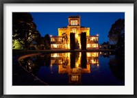 Framed Larnach Castle, Otago Peninsula, Dunedin, South Island, New Zealand