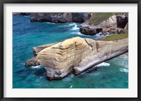 Framed Cliffs at Tunnel Beach, Dunedin, New Zealand