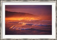 Framed St Clair Beach, Dunedin, New Zealand