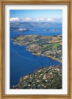 Framed Macandrew Bay, Otago Harbor, Dunedin, New Zealand