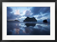 Framed Approaching Storm, Archway Islands, Wharariki Beach, Nelson Region, South Island, New Zealand