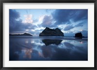 Framed Approaching Storm, Archway Islands, Wharariki Beach, Nelson Region, South Island, New Zealand