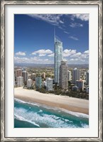 Framed Australia, Queensland, Gold Coast, City skyline