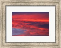 Framed Clouds, Sunset, Dunedin, Otago, South Island, New Zealand