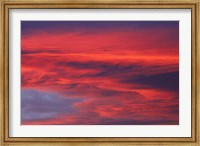Framed Clouds, Sunset, Dunedin, Otago, South Island, New Zealand