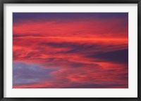 Framed Clouds, Sunset, Dunedin, Otago, South Island, New Zealand