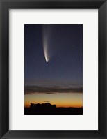 Framed Comet McNaught, South Island, New Zealand