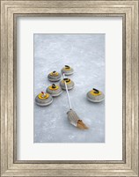 Framed Curling Stones, Idaburn Dam, South Island, New Zealand