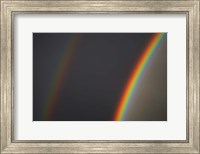 Framed Double Rainbow, Dunedin, Otago, South Island, New Zealand