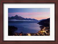 Framed Lake Wakatipu, Queenstown, South Island, New Zealand
