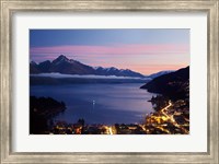 Framed Lake Wakatipu, Queenstown, South Island, New Zealand