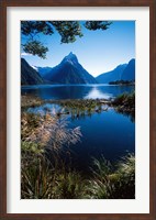 Framed New Zealand, Mitre Peak, Milford Sound, Fiordland NP