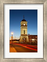 Framed New Zealand, North Island, Manawatu, Historic Clock Tower