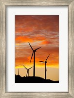 Framed New Zealand, North Island, Te Apiti Wind Farm, Energy