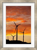 Framed New Zealand, North Island, Te Apiti Wind Farm, Energy