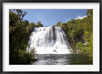 Framed Papakorito Falls, Te Urewera, North Island, New Zealand