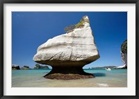 Framed Rock formation, Mares Leg Cove, North Island, New Zealand