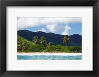 Framed Tobacco Beach, Antigua, West Indies, Caribbean